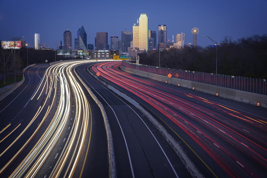 Dallas Photograph - Dallas Afterglow by Rick Berk