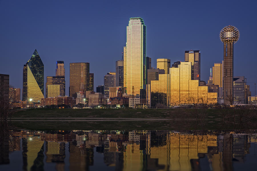 Dallas Photograph - Dallas at Dusk by Rick Berk