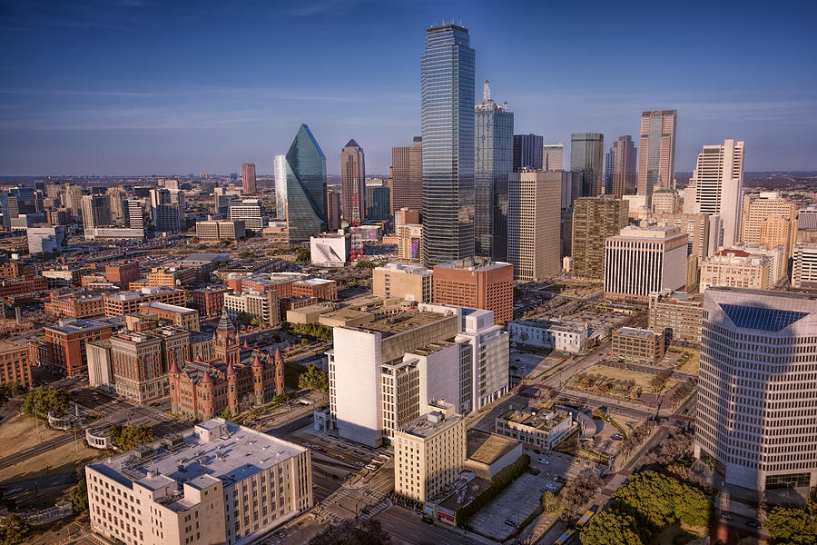 Dallas Skyline Photograph by Joan Carroll