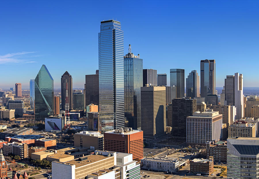 Dallas Skyline Photograph by Ricky Barnard