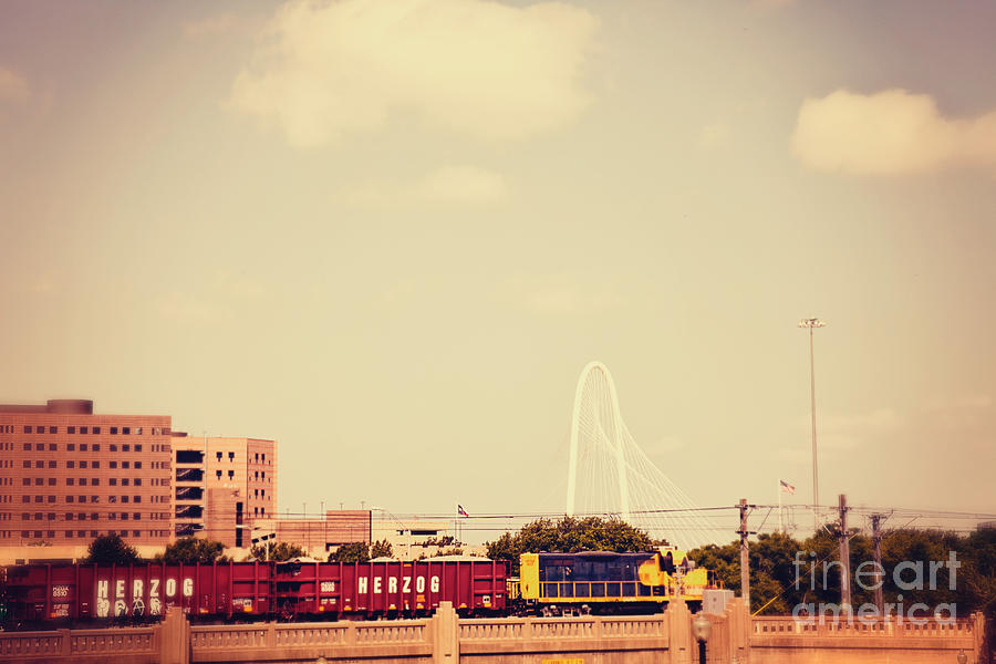 Dallas Texas Train Photograph