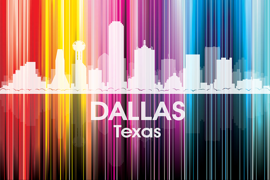 Dallas TX 2 Mixed Media by Angelina Tamez