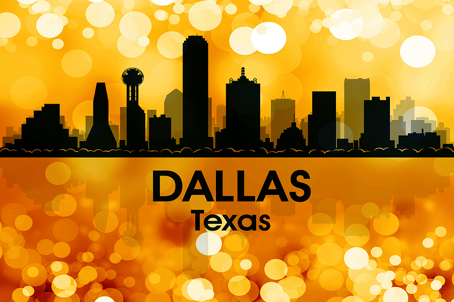 Dallas TX 3 Mixed Media by Angelina Tamez