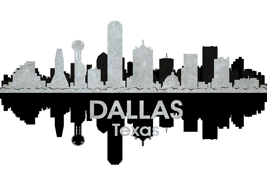 Dallas TX 4 Mixed Media by Angelina Tamez