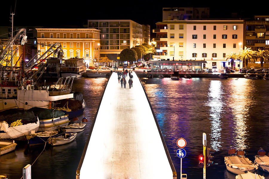 Dalmatian city of Zadar harbor bridge Photograph by Brch Photography