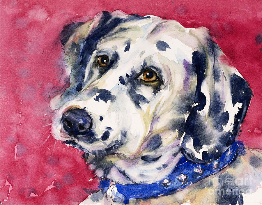 Dalmatian Painting by Judith Levins