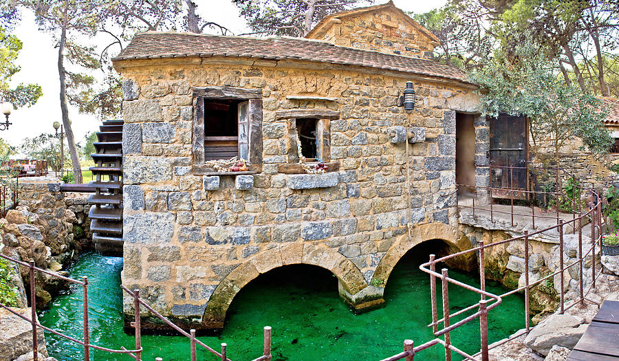 Dalmatian village traditional stone watermill Photograph by Brch Photography