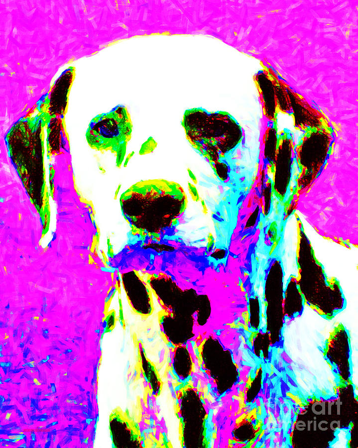 Dalmation Dog 20130125v1 Photograph by Wingsdomain Art and Photography
