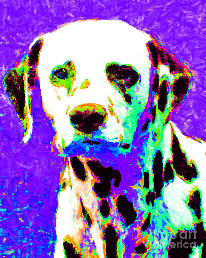 Dalmation Dog 20130125v4 Photograph by Wingsdomain Art and Photography