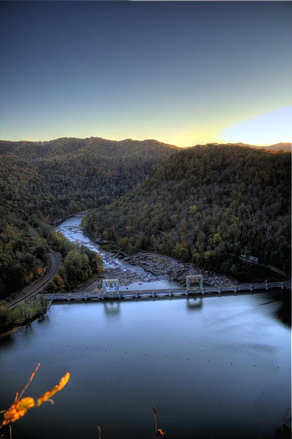 Dam Across the river Photograph by Jonny D