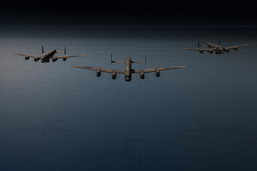 Airplane Photograph - Dambusters second flight by Gary Eason