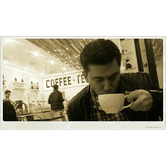 Coffee Photograph - Damian At Byun #coffee by Zarah Delrosario