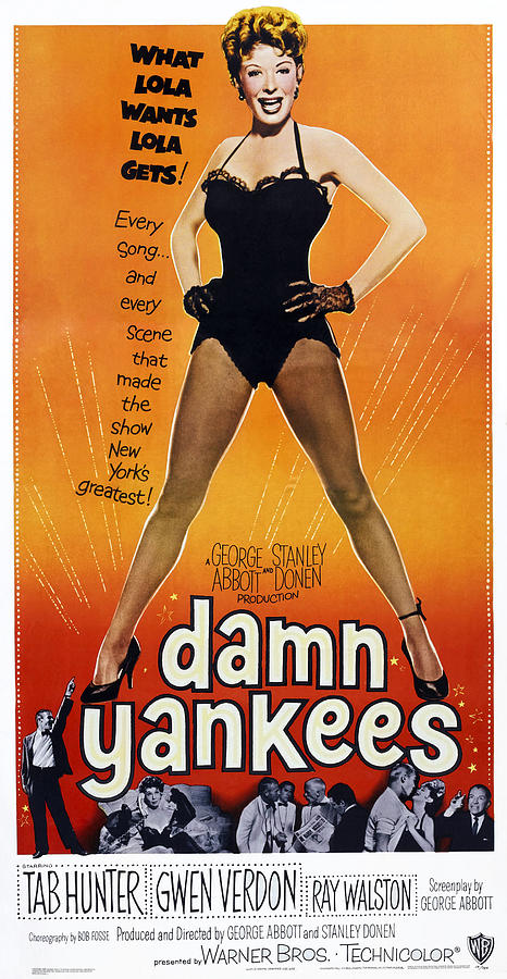 Damn Yankees Us Poster Gwen Verdon Photograph By Everett 