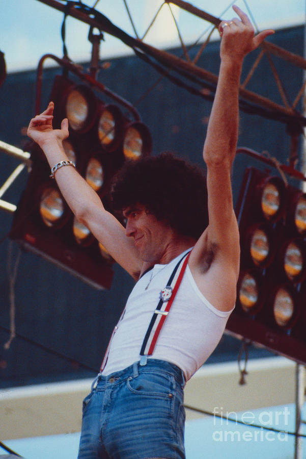 Dan McCafferty of Nazareth at Day on the Green 4th of July 1979 Photograph by Daniel Larsen