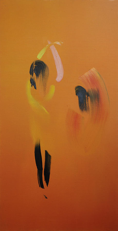 Mirror Painting - Dance by Dorota Wojcik