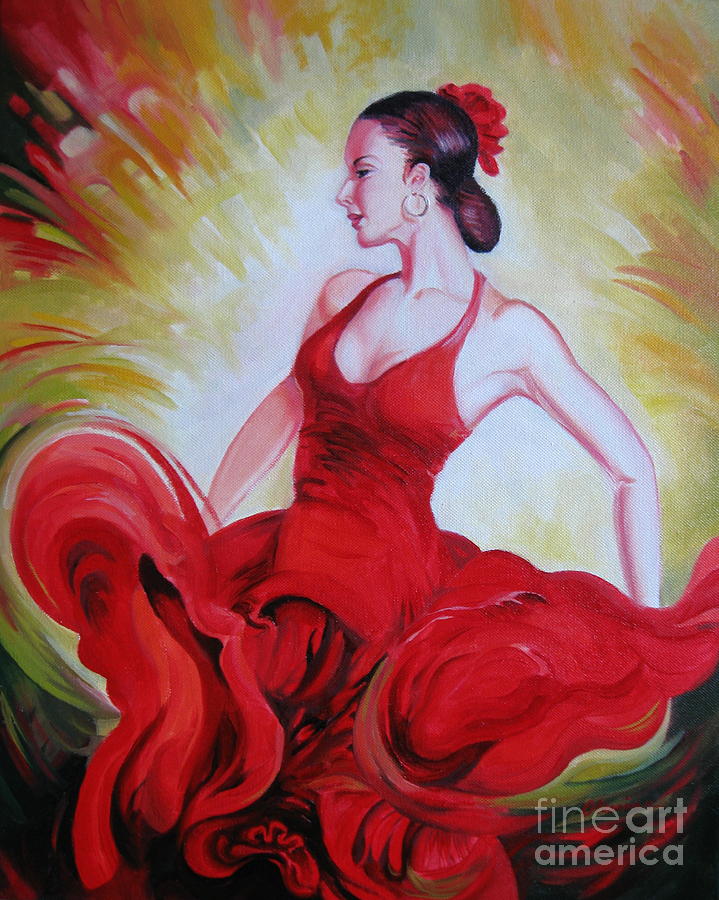Dance Painting by Elena Oleniuc