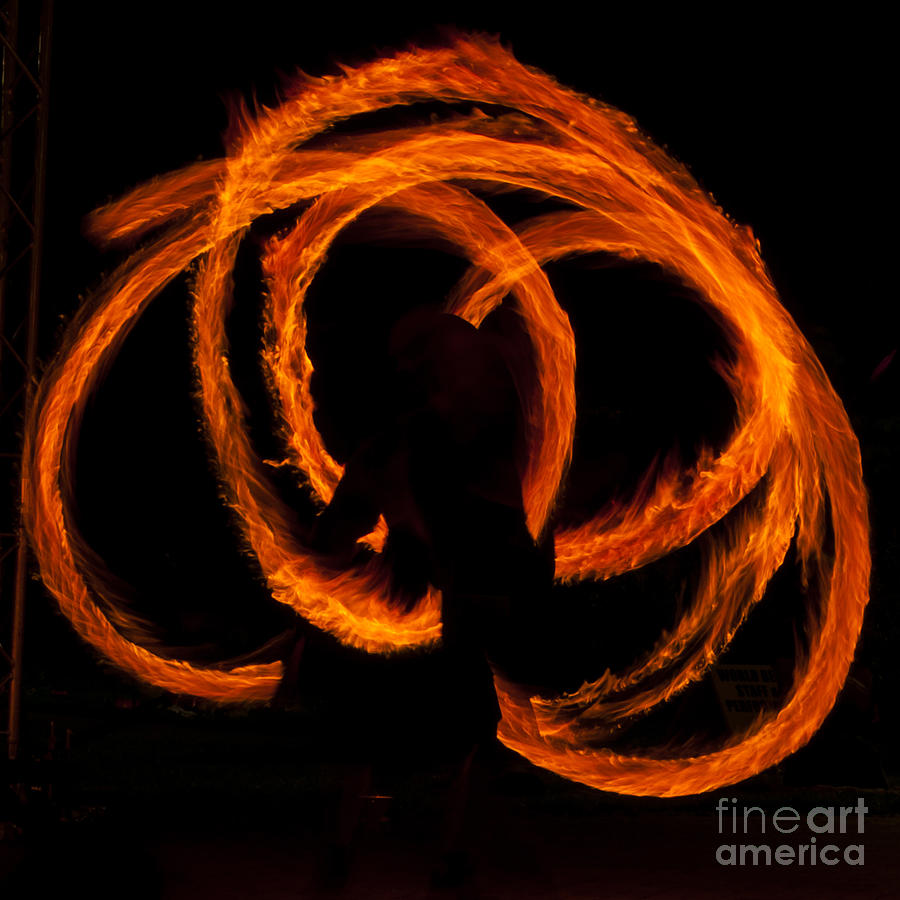 Salem Photograph - Dance in the Flames by M J
