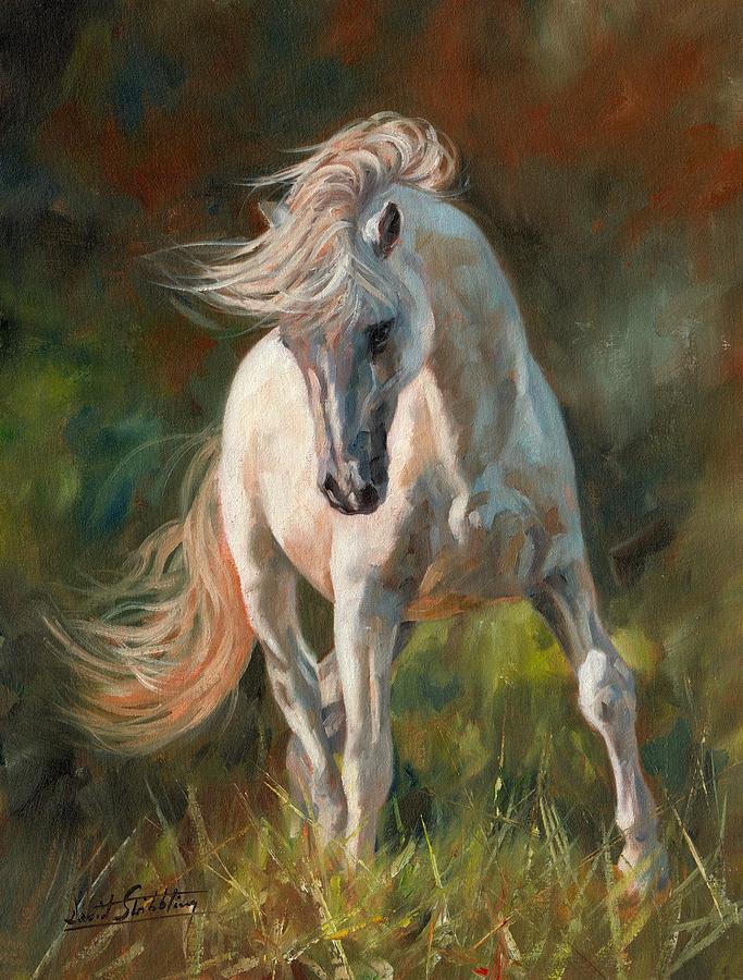 Animal Painting - Dance Like No One is Watching by David Stribbling