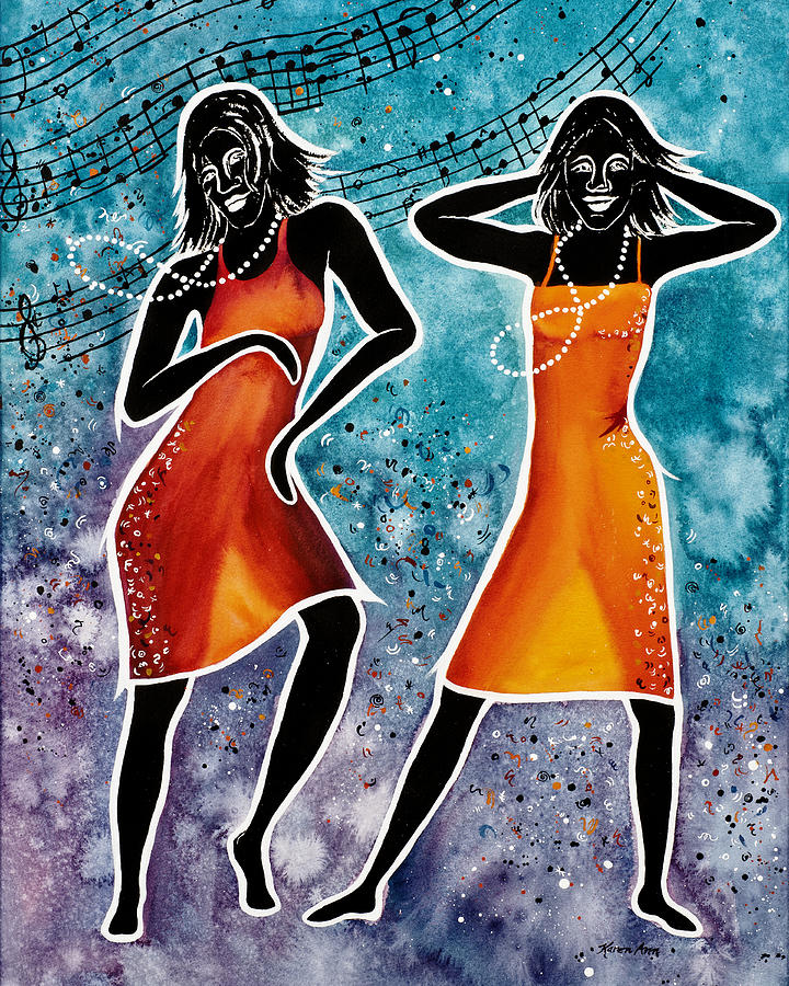 Dance Moves Painting by Karen Ann