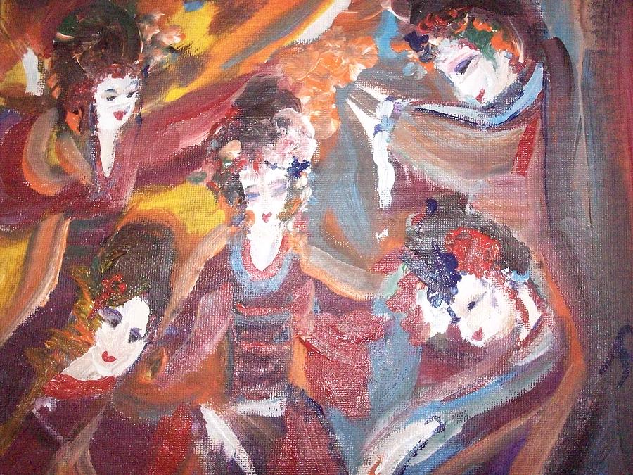 Dance of determination Painting by Judith Desrosiers