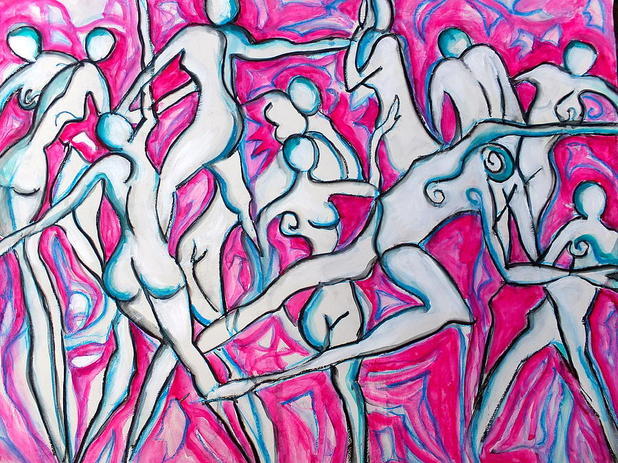 Dance of Joy Painting by Myra Evans