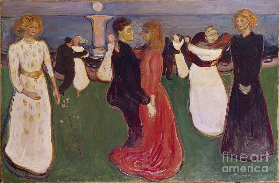 Dance of life Painting by Edvard Munch