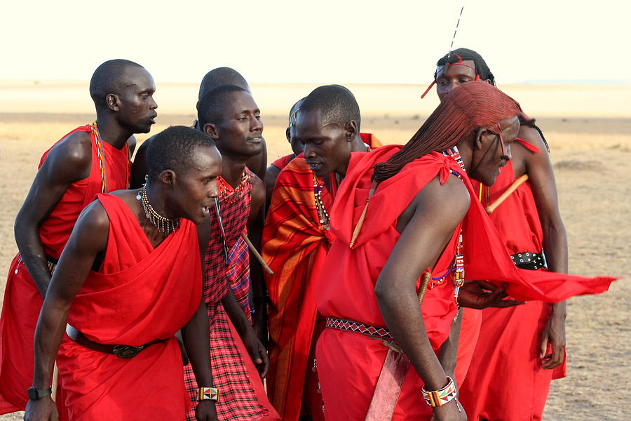 Dance of the Maasai Photograph by Sue Long