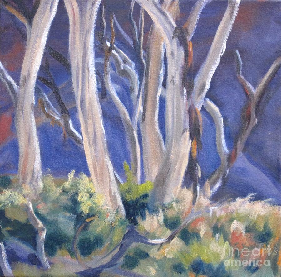 Tree Painting - Dance of the Trees by Katrina West