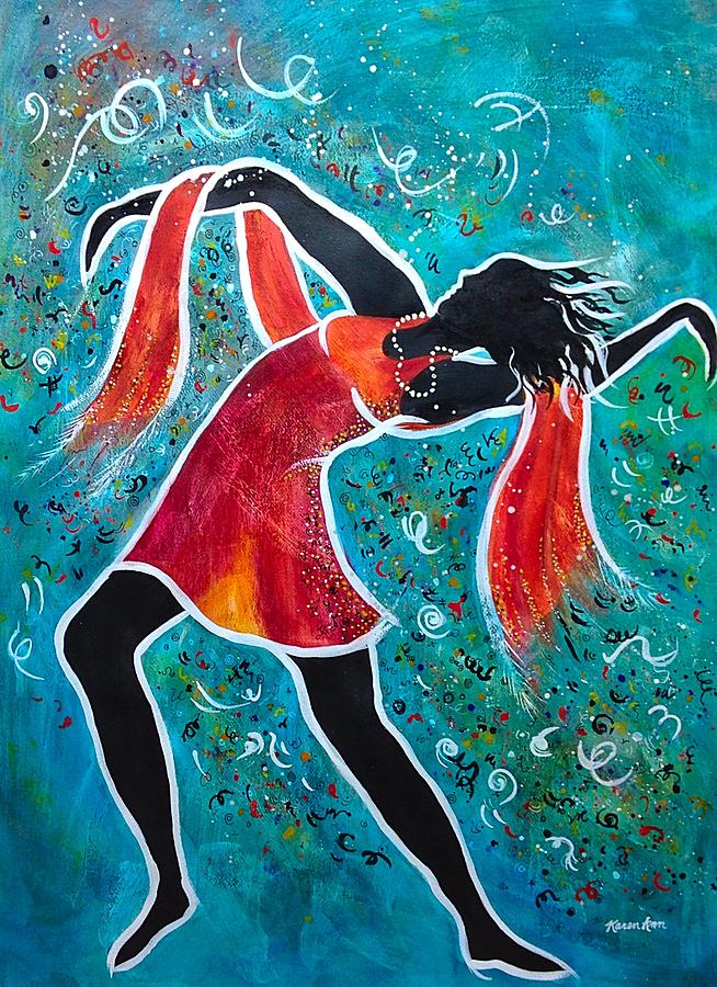 Dance Passion Painting by Karen Ann