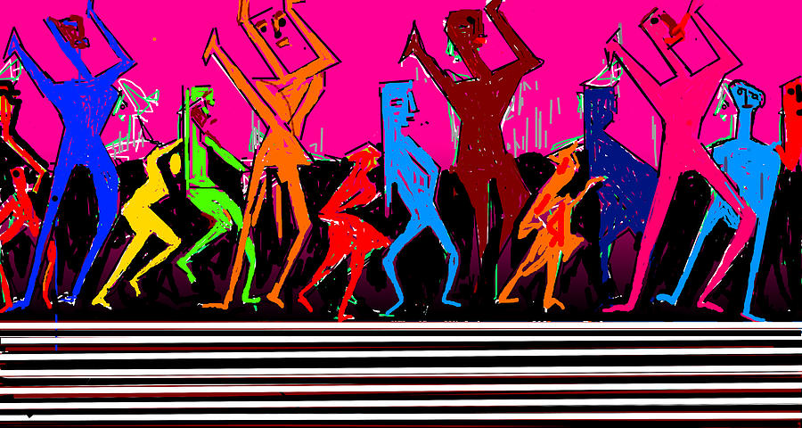 Dance Performers Digital Art by Anand Swaroop Manchiraju