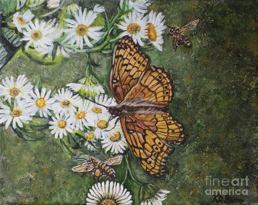 Dance with the Daisies Painting by Kimberlee Baxter