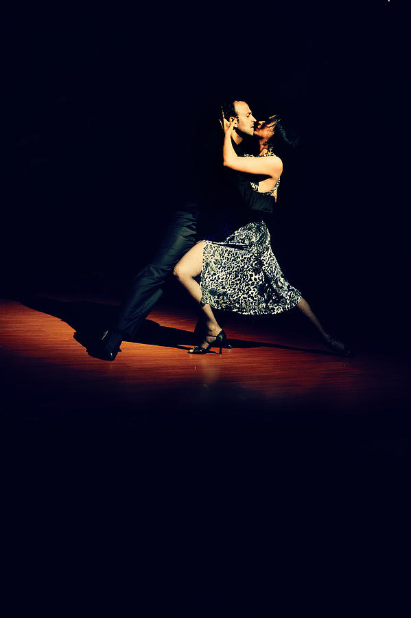 Dance of Passion. Argentine Tango Photograph by Jenny Rainbow