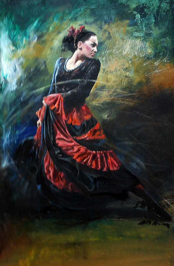 Dancer Painting by Alim Adilov