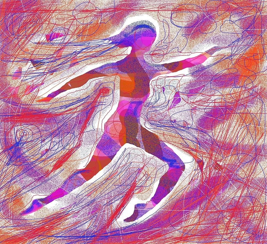 Dancer forward Digital Art by Mary Armstrong