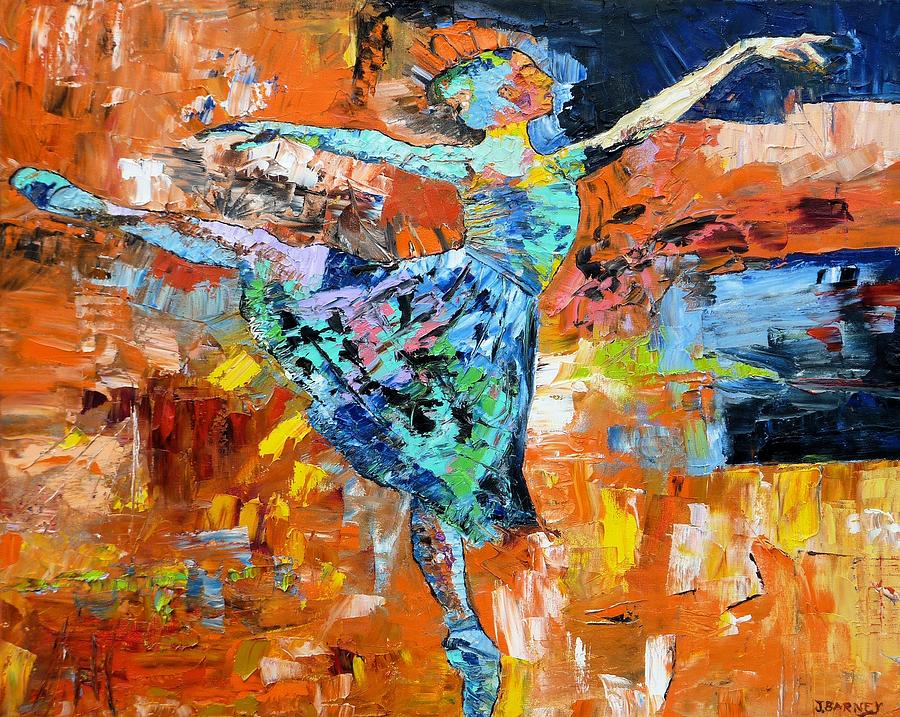 Dancer Painting by John Barney