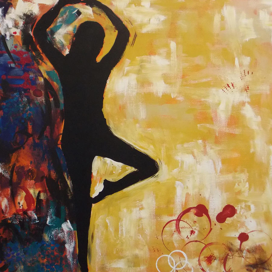 Abstract Painting - Dancer by Noelle Rollins
