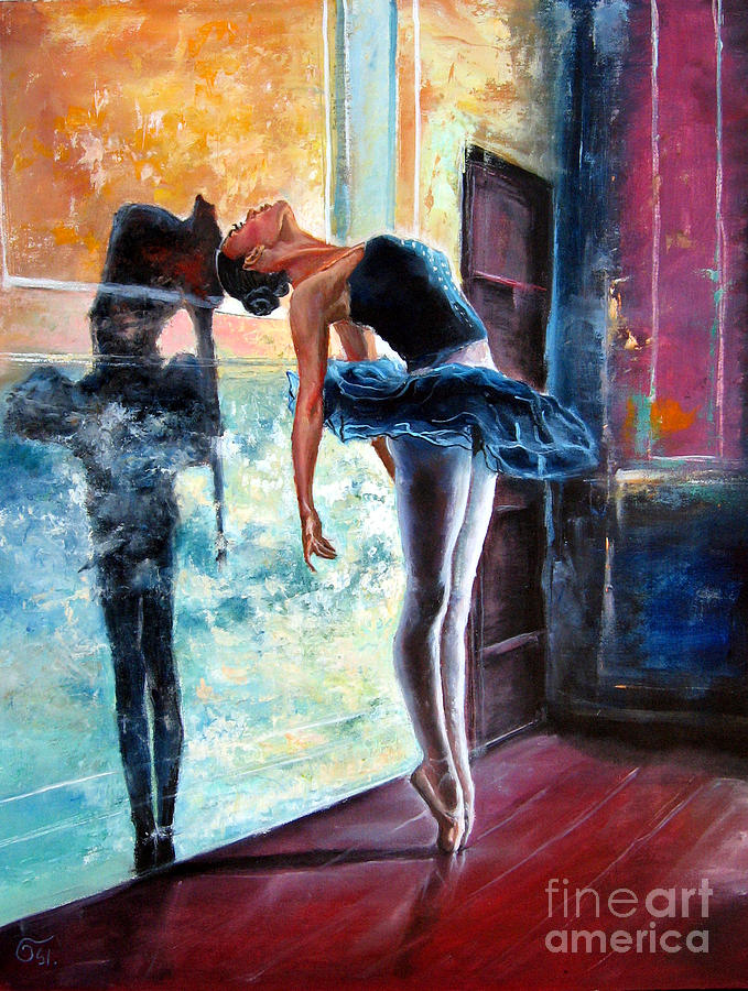 Music Painting - Dancer by Osi