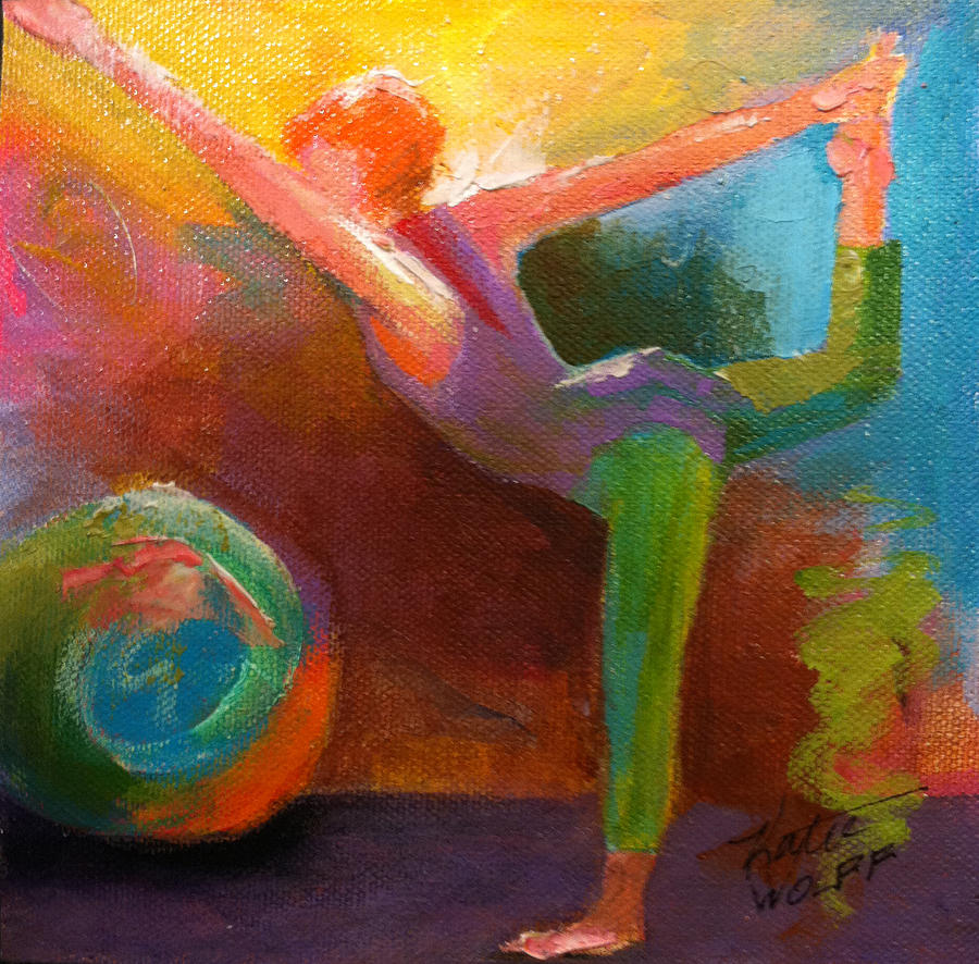 Dancer Pose Painting by Katie Wolff - Fine Art America