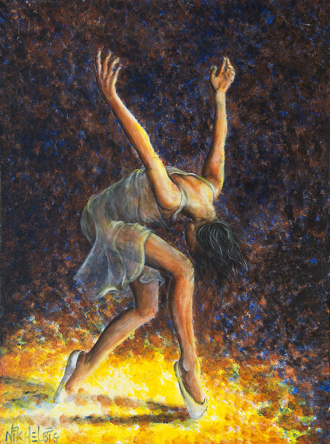 Dancer VIII Painting by Nik Helbig