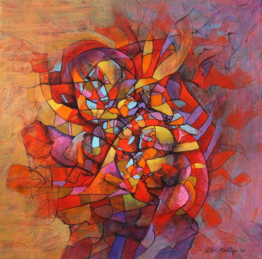 Surreal Painting - Papoose Dancer by J W Kelly Surreal Painting - Papoose Dancer by J W Kelly
