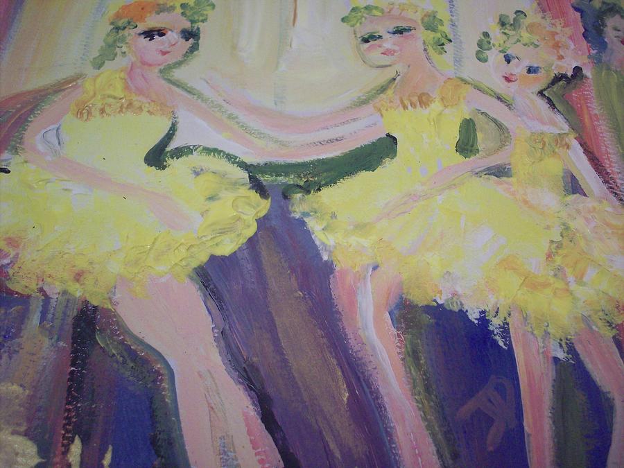 Dancers at rest Painting by Judith Desrosiers