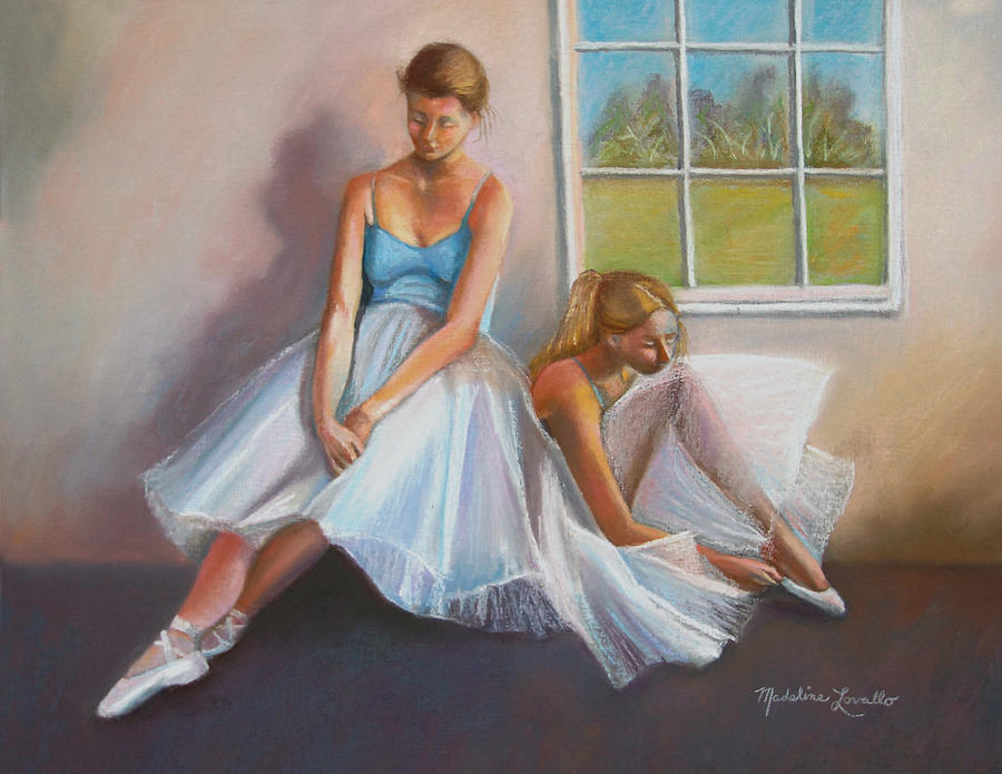 Dancers at Rest Painting by Madeline  Lovallo