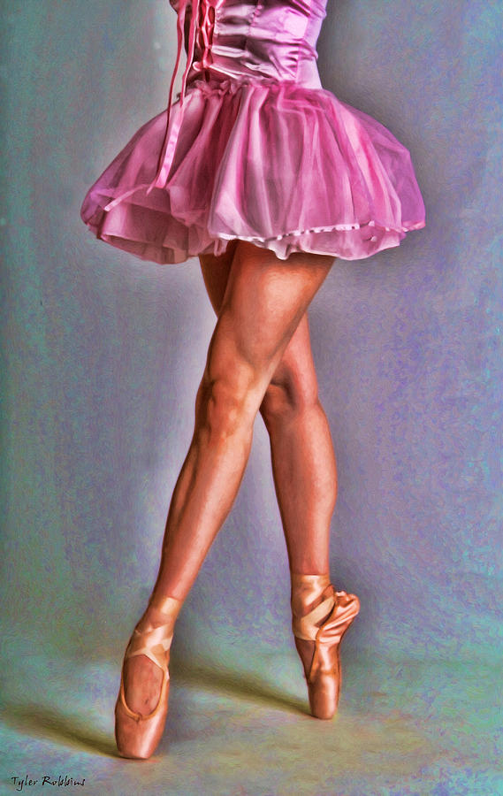 Dancers Legs Painting by Tyler Robbins