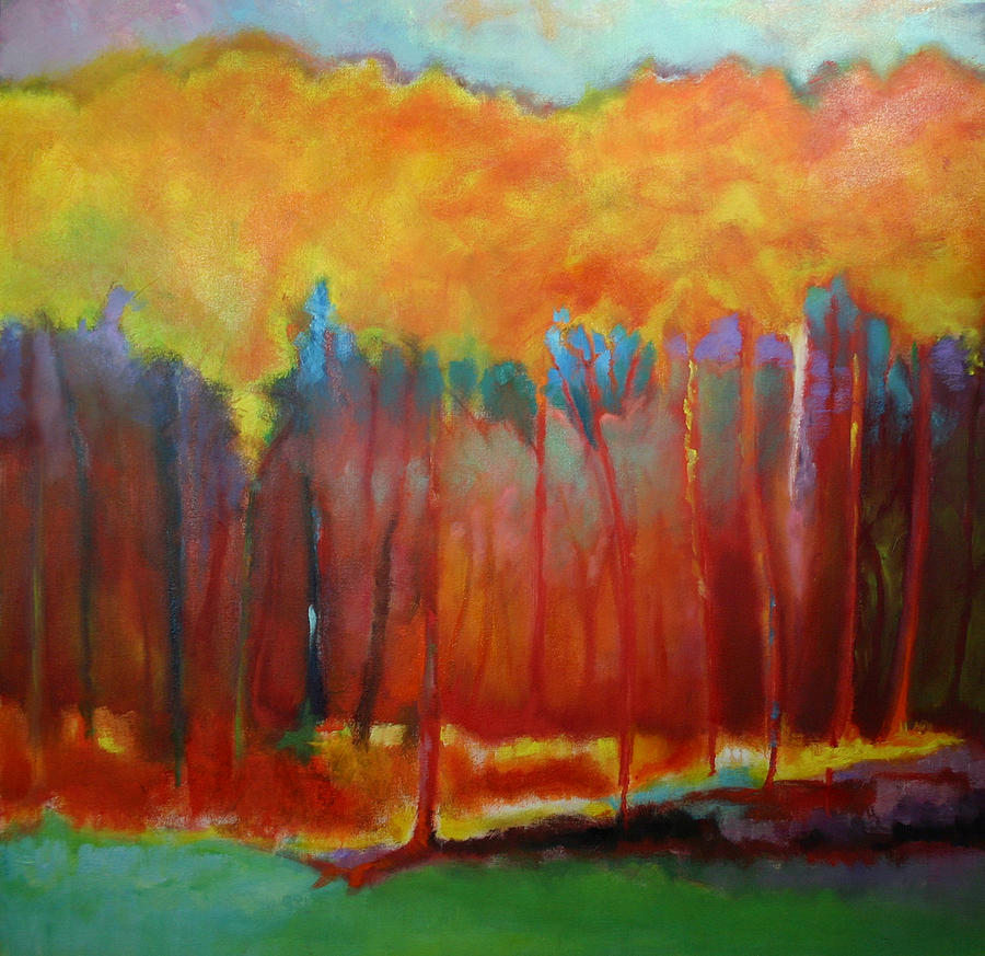 Dances With Trees Painting by Carol Jo Smidt