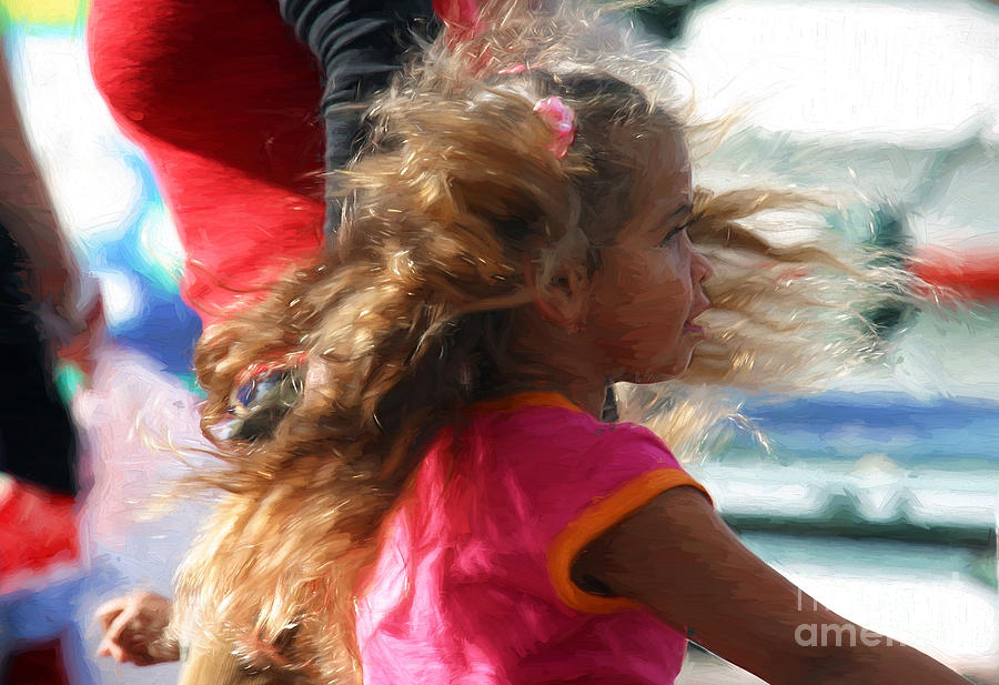 Dancing  child Photograph by Sheila Smart Fine Art Photography