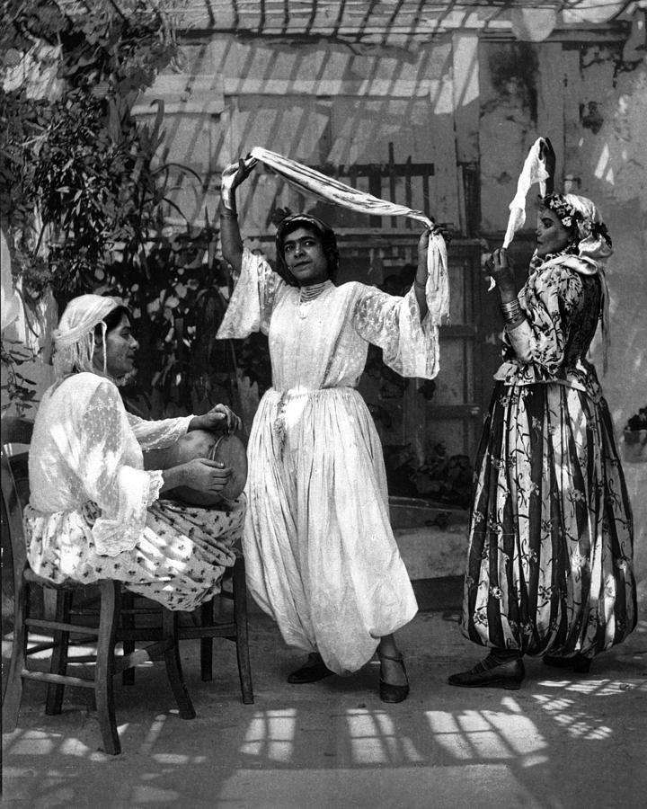 Dancing Arab Girls from Algeria Photograph by Munir Alawi