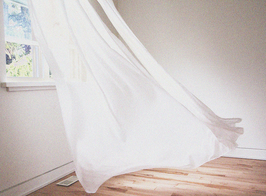 Dancing curtains Photograph by Heather Hanrahan