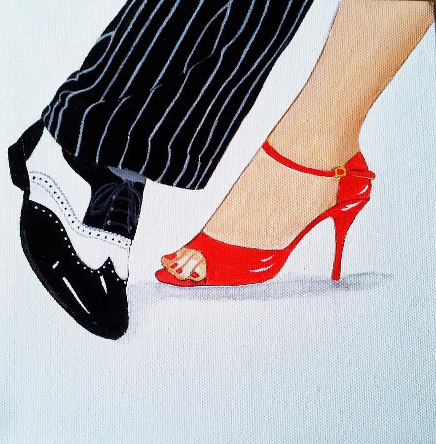 Dancing Feet Painting by Margaret Zita Coughlan - Fine Art America