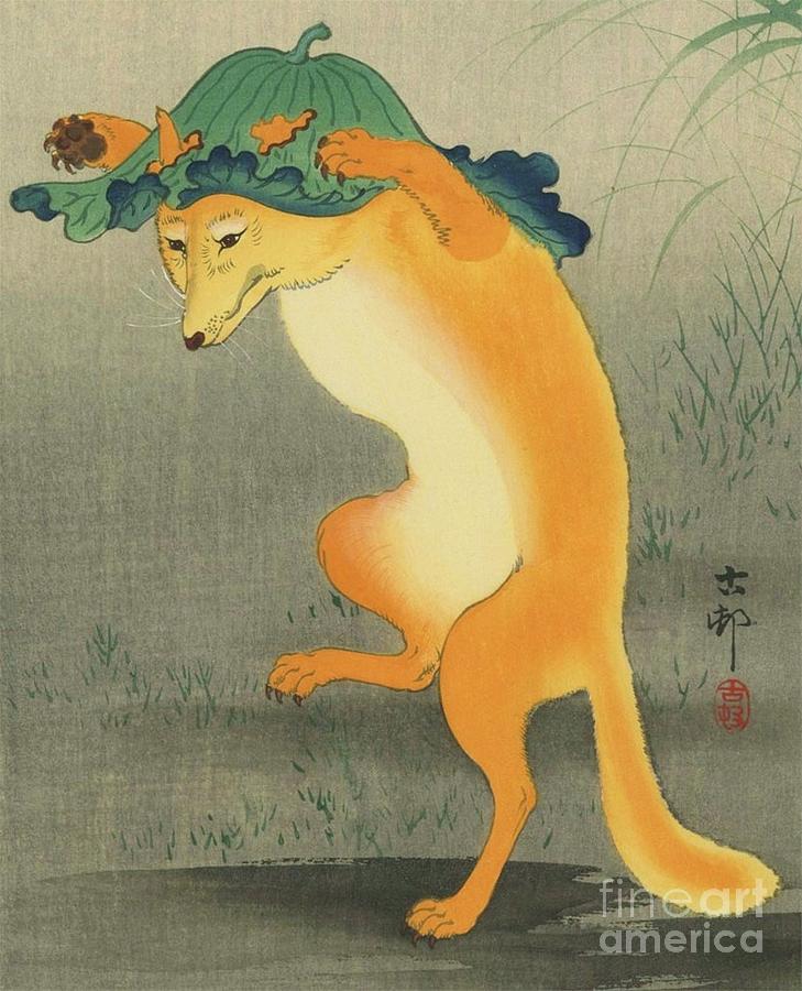 Dancing Fox Painting by Thea Recuerdo