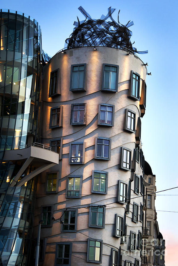 Architecture Photograph - Dancing House in Prague by Jelena Jovanovic